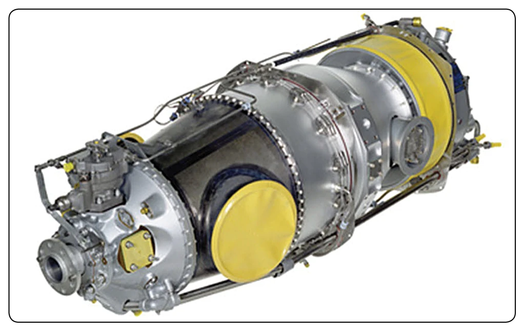 Pratt & Whitney PT6 engine.
