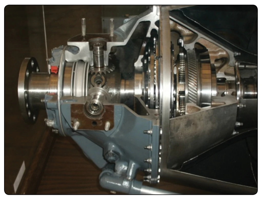 Reduction gearbox.