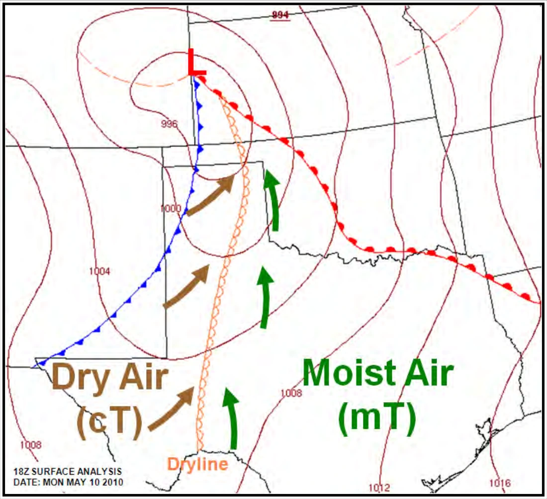 Figure 11-14. Dryline Example
