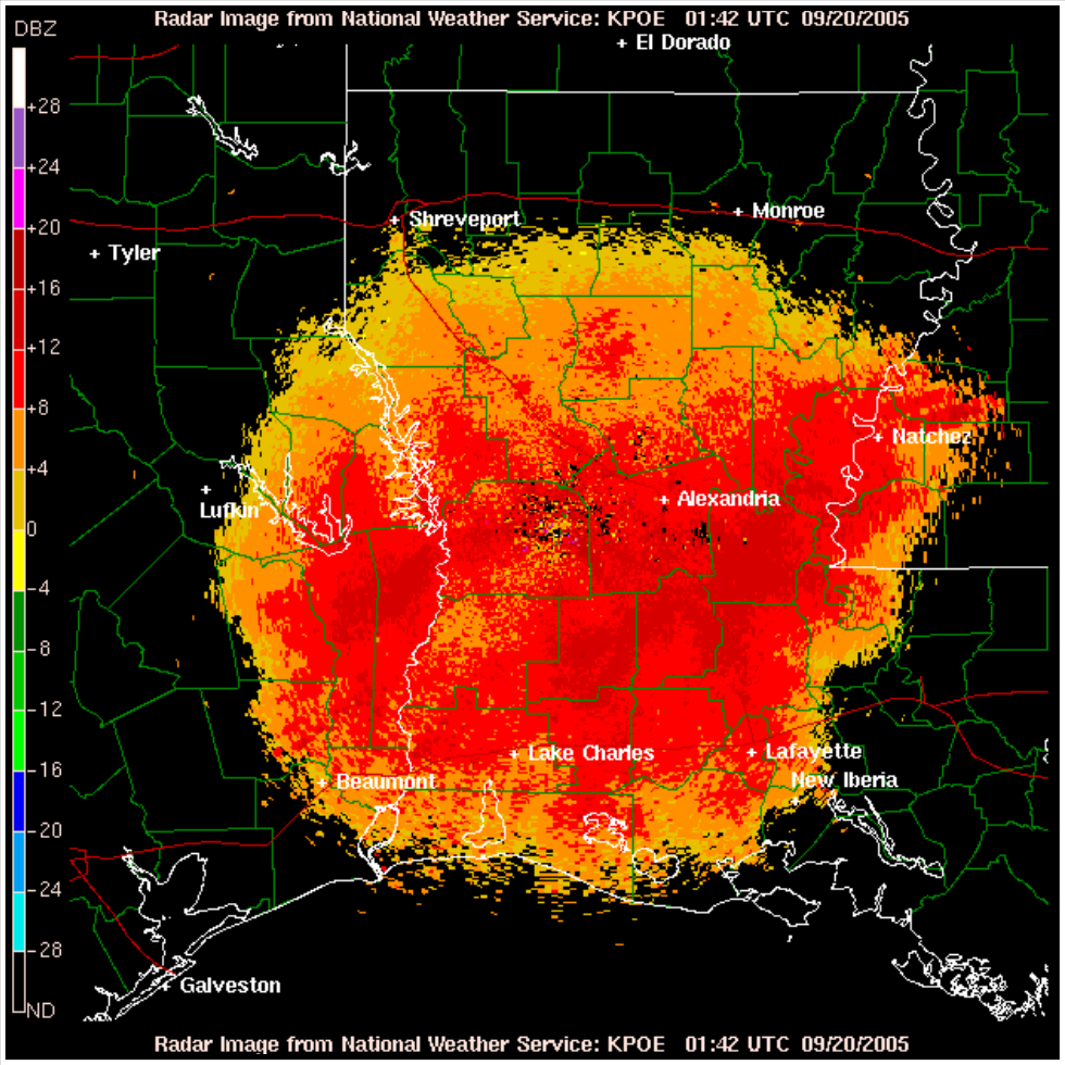 Figure 15-15. WSR-88D Weather Radar Ghost Example