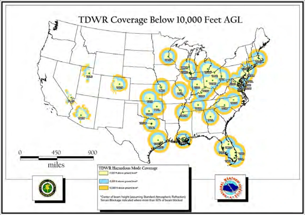 Figure 24-16. TDWR Coverage