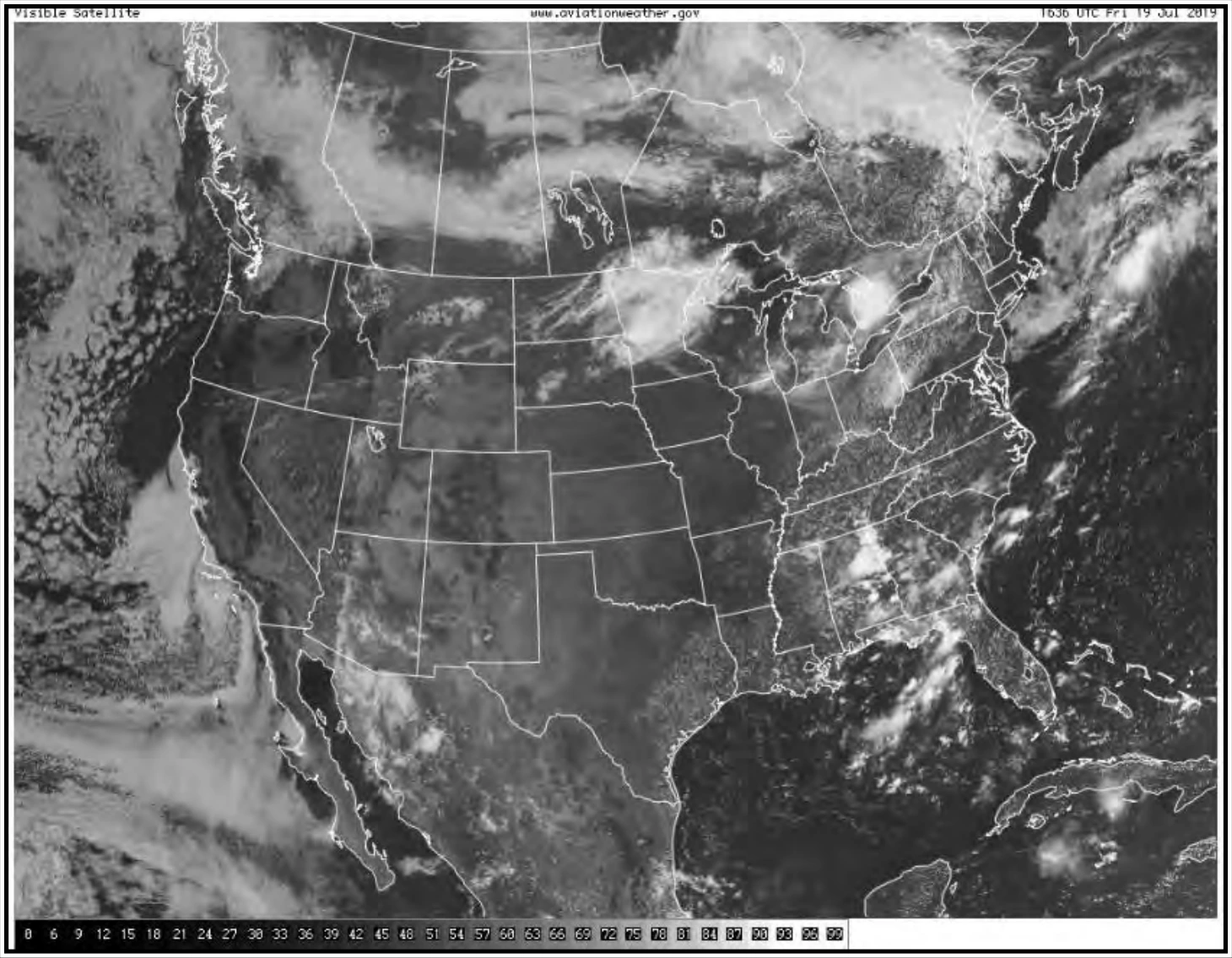 Figure 24-18. Visible Satellite Image—U.S. Example
