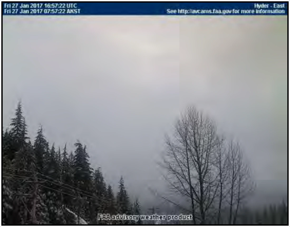 Figure 24-32. Aviation Weather Camera Image at Hyder (4Z7), Alaska