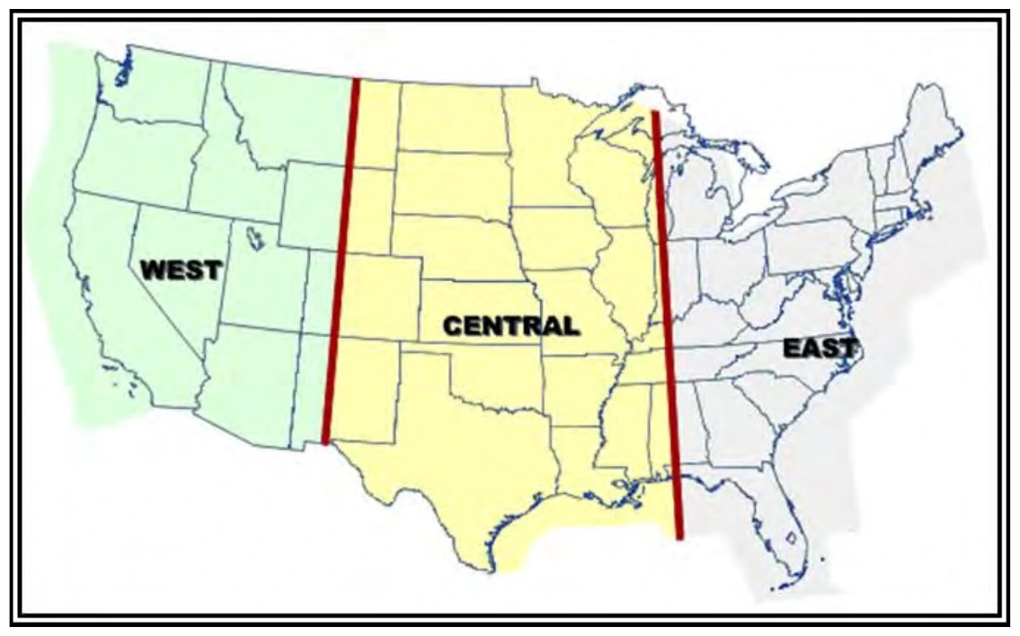 Figure 26-5. AWC Convective SIGMET Areas of Responsibility