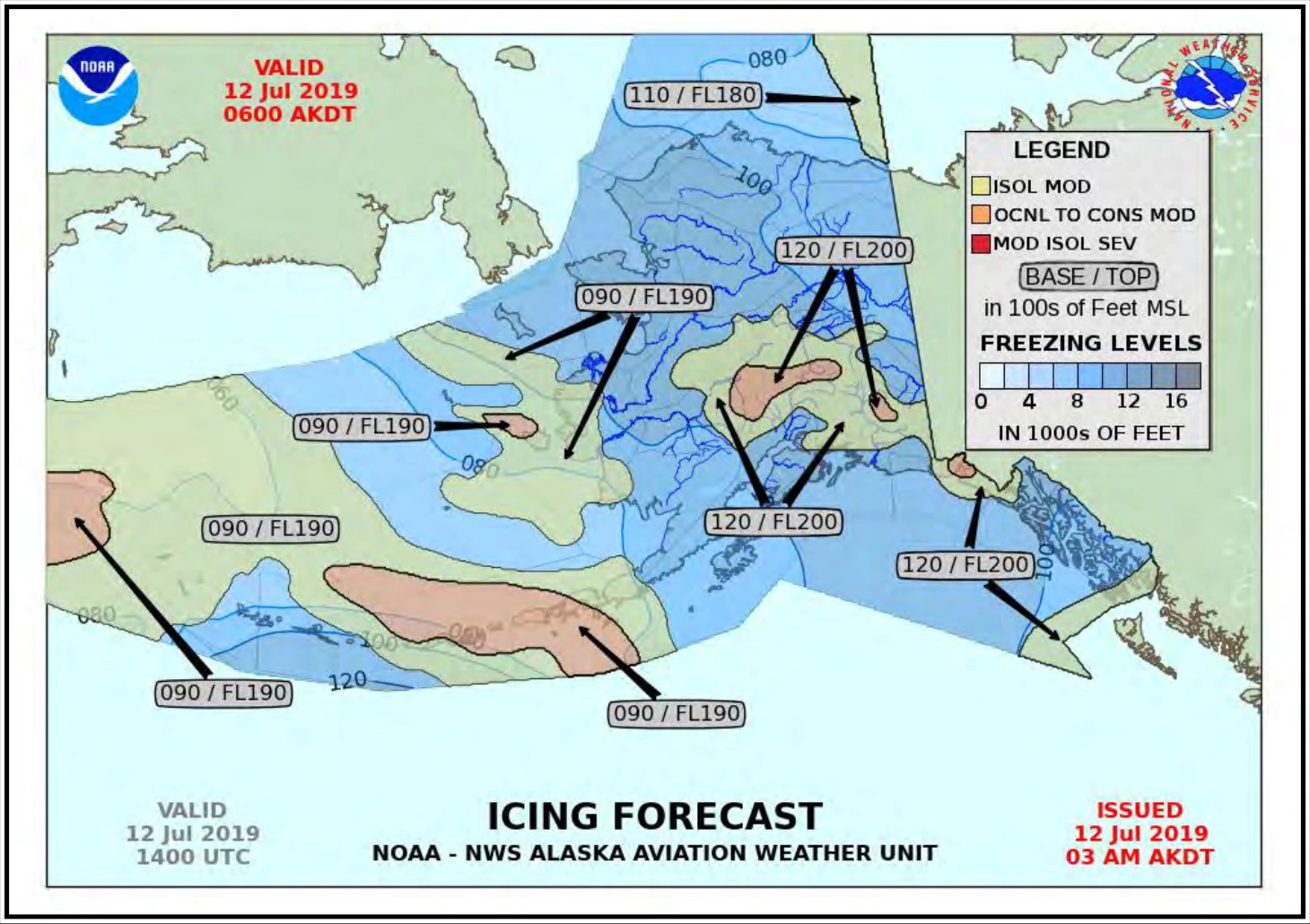 Figure 27-6. Alaska Icing Forecast Example