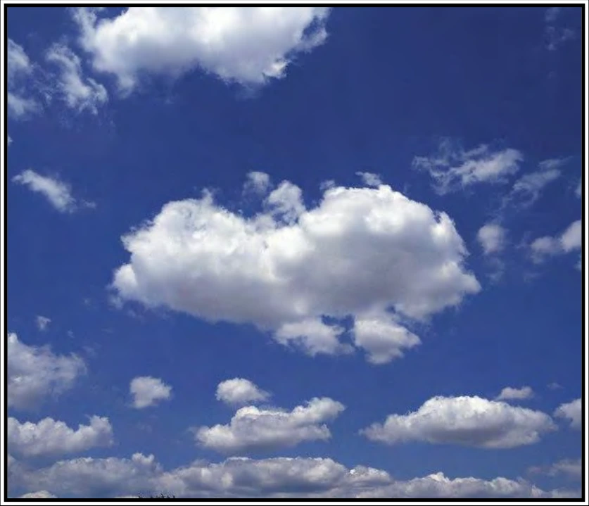 Figure A-8. Cumulus (Cu) with Little Vertical Development