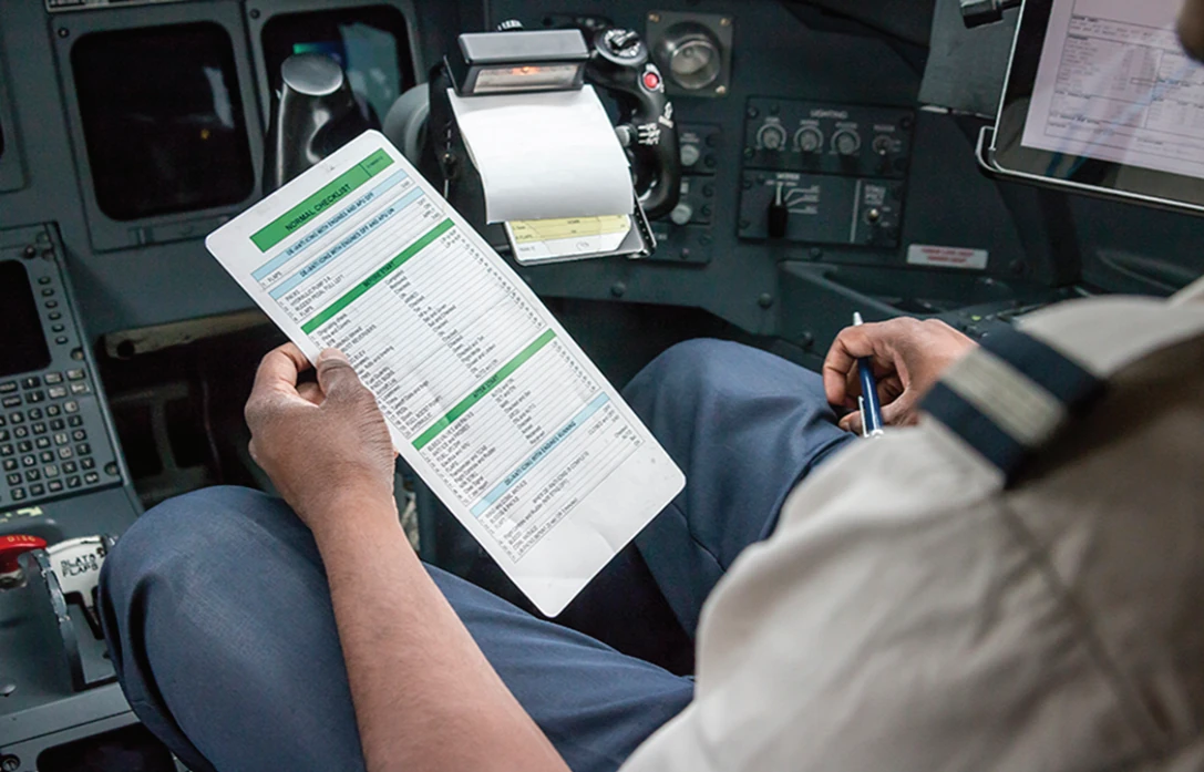Figure 1-16. Checklists have been the foundation of pilot standardization and flight safety for many years.