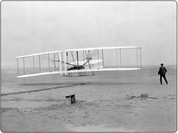 Figure 1-3. First flight by the Wright brothers.
