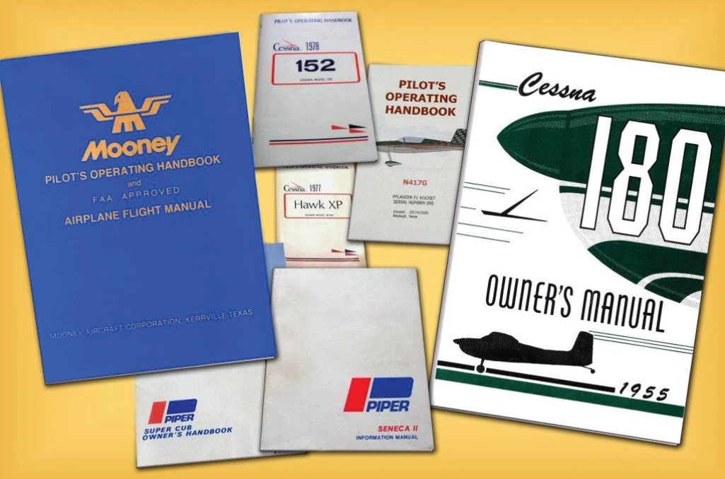 Figure 2-3. Airplane Flight Manuals (AFM) and the Pilot Operating Handbook (POH) for each individual aircraft explain the required items for inspection.
