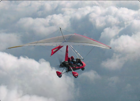A weight-shift control aircraft.