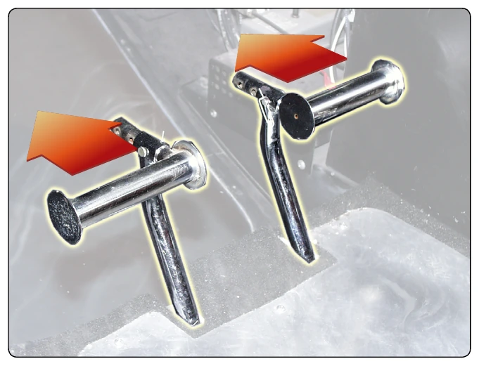 Figure 3-5. Antitorque pedals compensate for changes in torque and control heading in a hover.