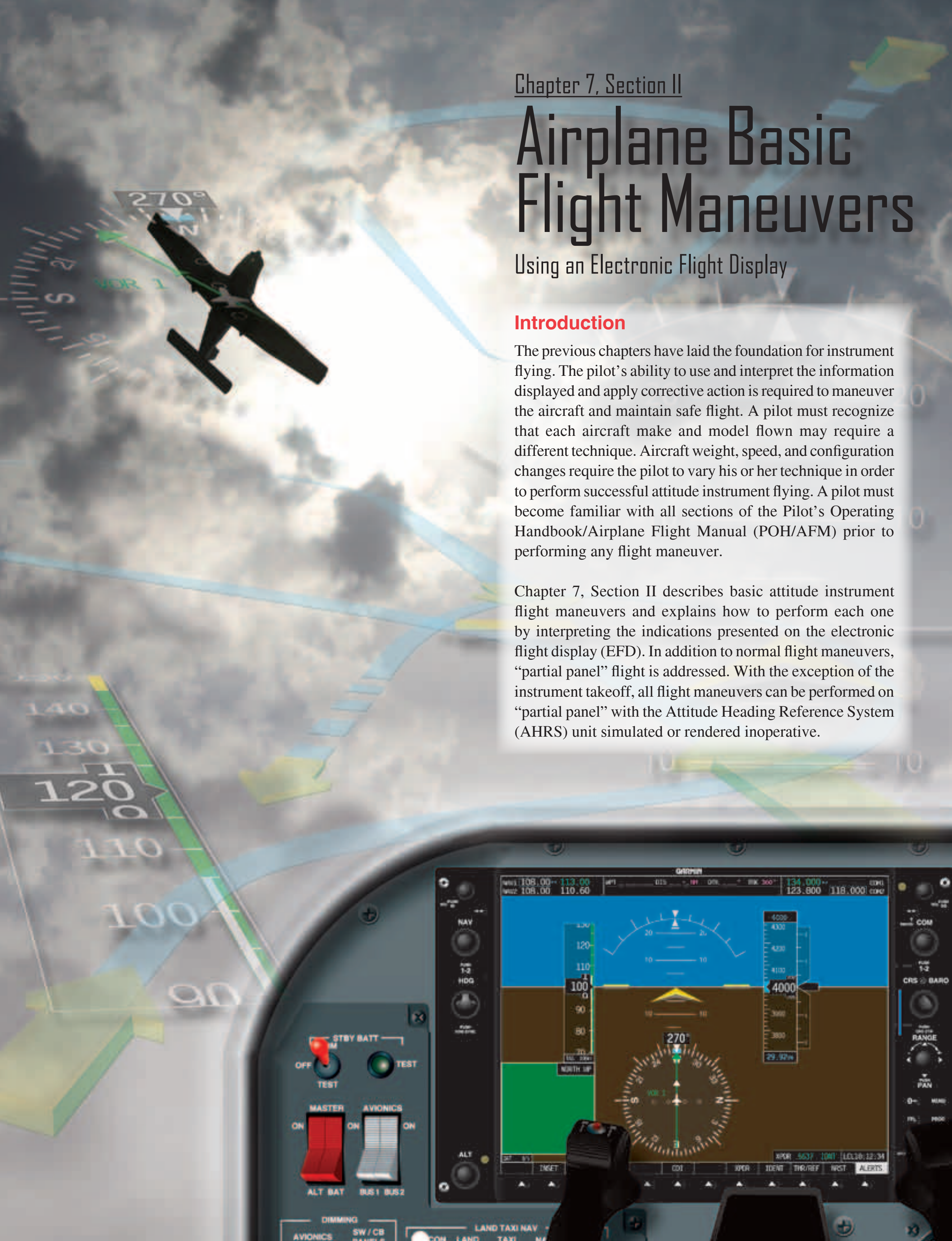 Chapter 7, Section II opener: Electronic Flight Display.