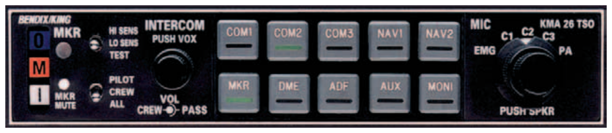 Figure 2-2. Audio panel.