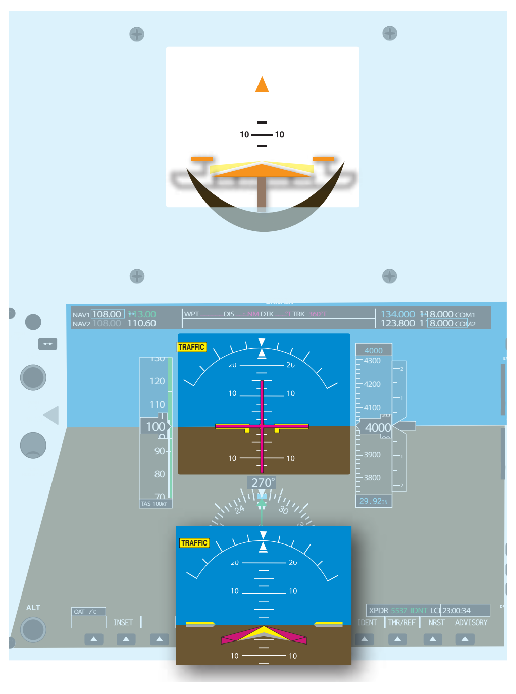 Figure 5-39. A typical cue that a pilot would follow.