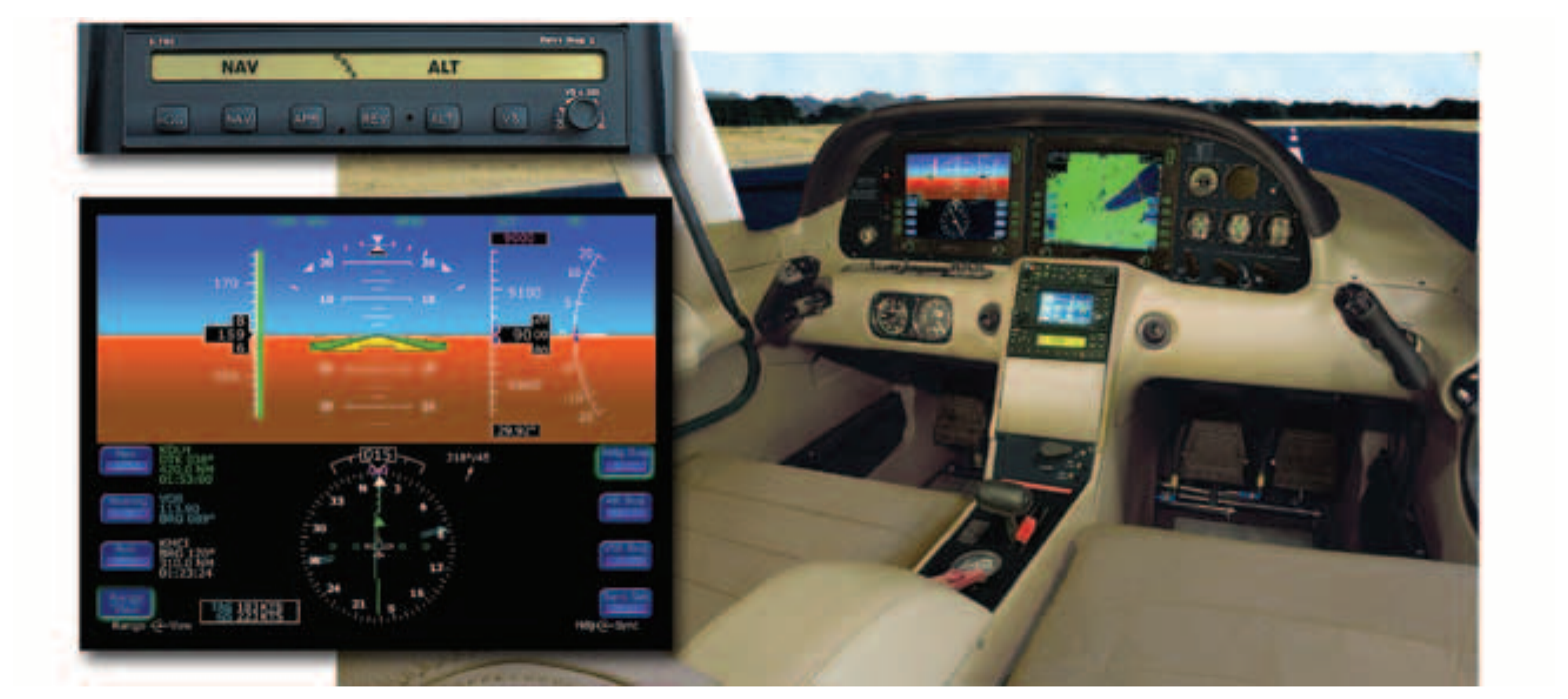 Figure 5-41. The S-TEC/Meggit Corporation Integrated Autopilot installed in the Cirrus.
