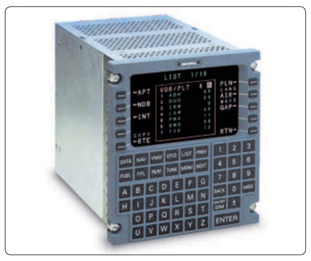 Figure 5-44. A Control Display Unit (CDU) used to control the flight management system (FMS).