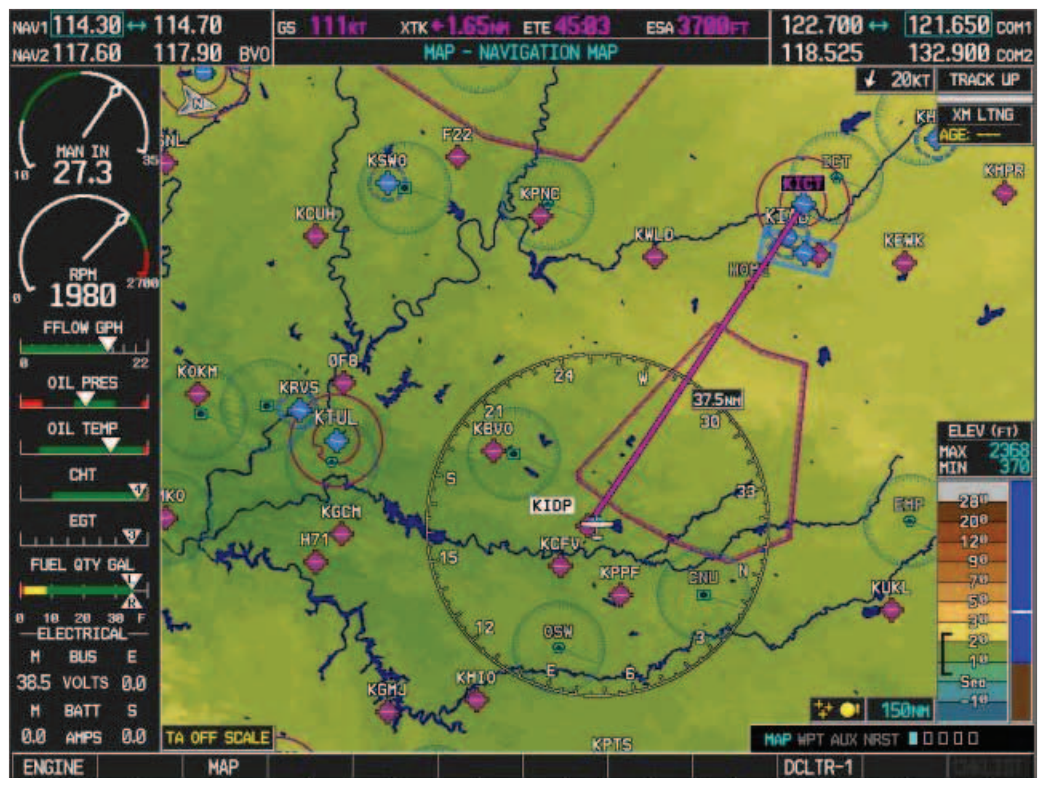 Figure 5-47. Example of a multi-function display (MFD).
