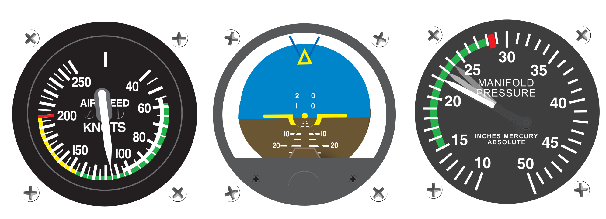 Figure 6-14. Pitch control and power adjustment required to bring aircraft to level flight.