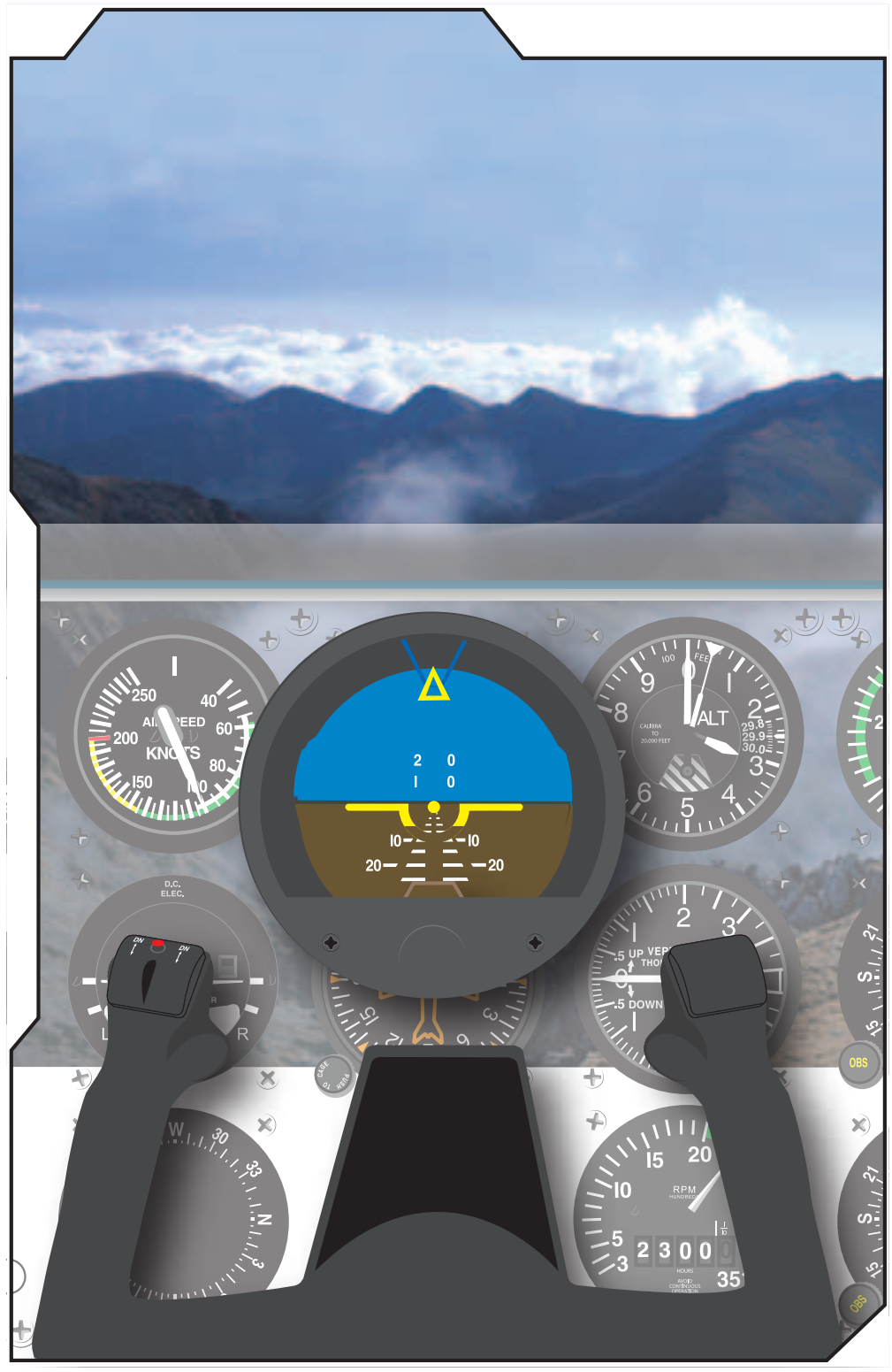 Figure 6-5. Attitude indicator.