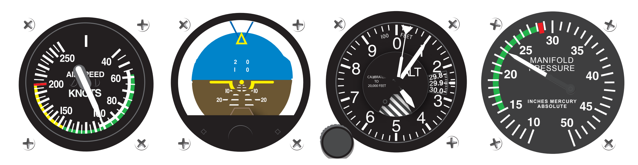 Figure 7-20. Airspeed low and altitude high—lower pitch.