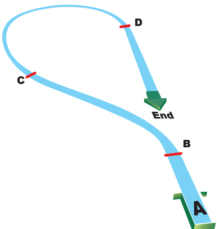 Figure 7-42. Standard procedure turn (entire pattern in level flight).