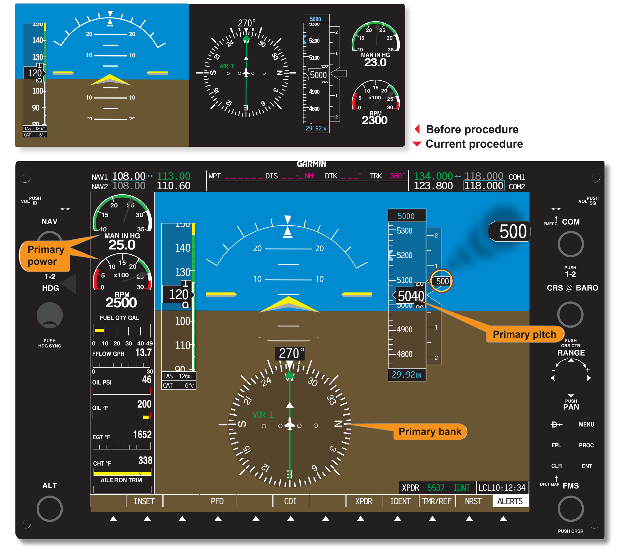 Figure 7-63. Constant airspeed climb from cruise airspeed.