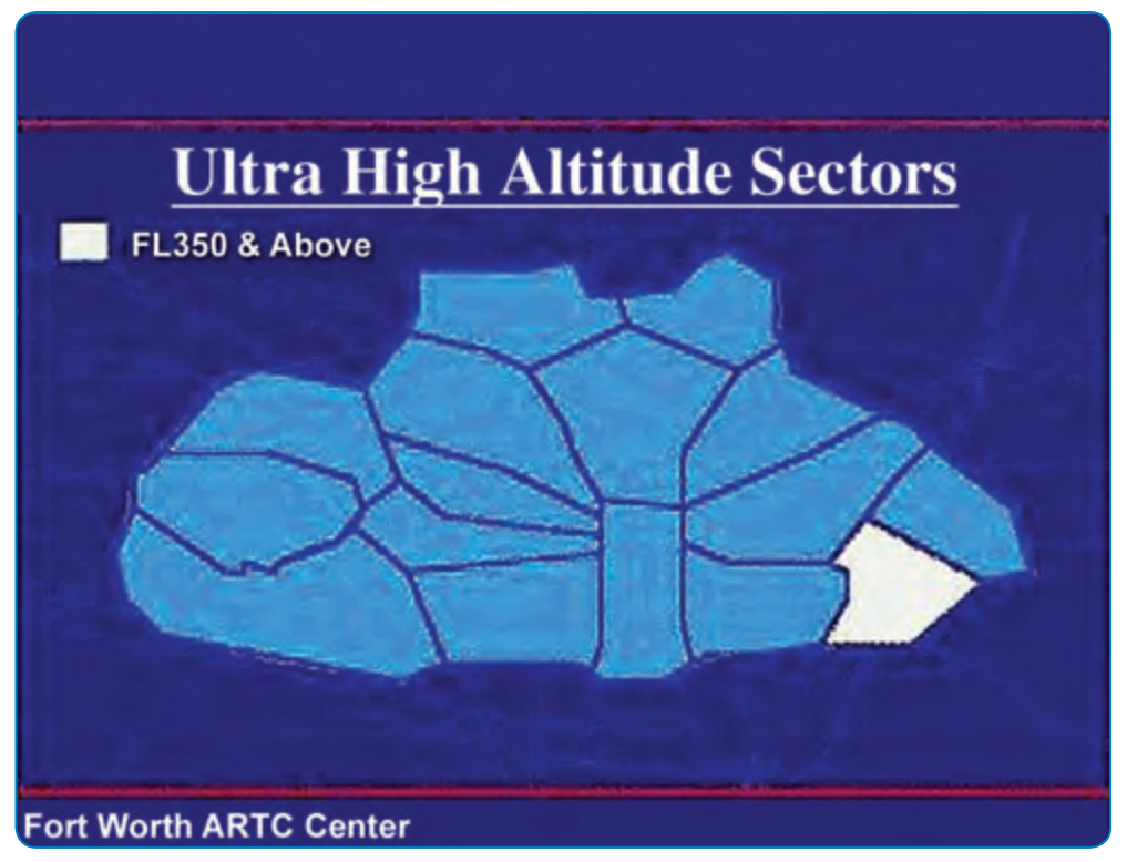 Figure 2-12. Ultra high altitude sectors.