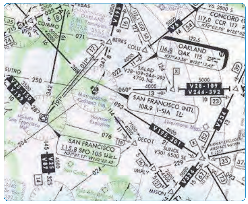 Figure 2-26. Victor airways.