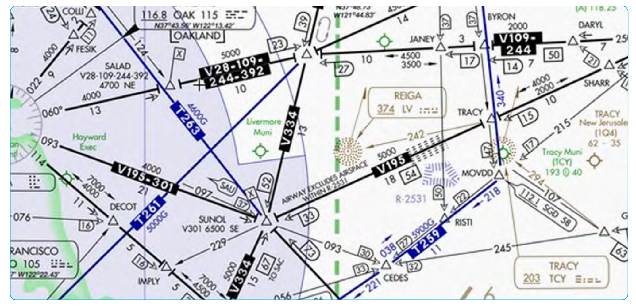 Figure 2-28. Low altitude RNAV routes.
