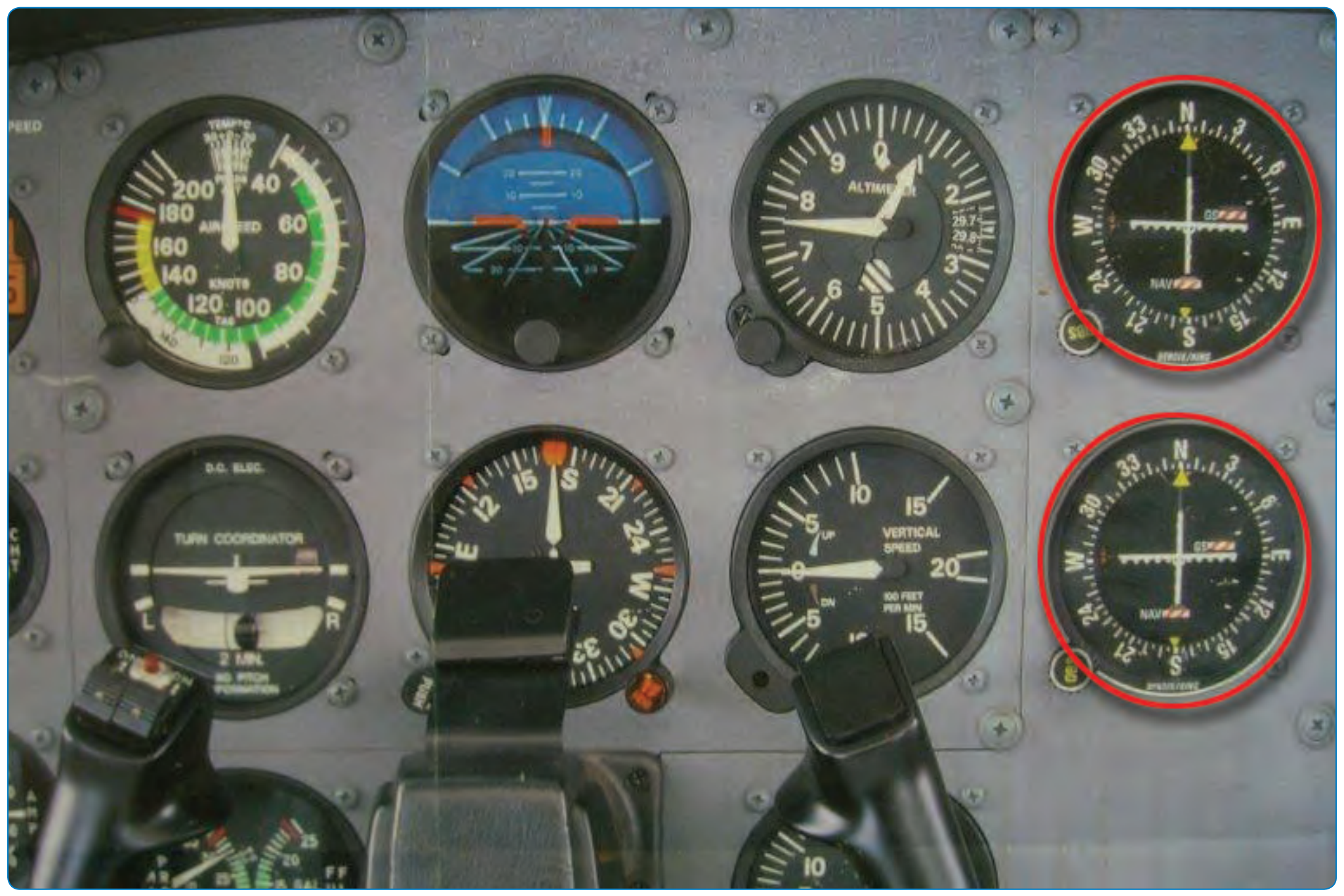 Figure 2-52. Instrument panel with dual VORs.