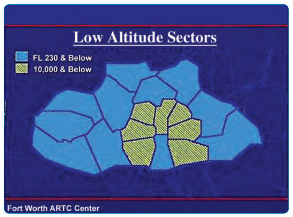 Figure 2-9. Low altitude sectors.