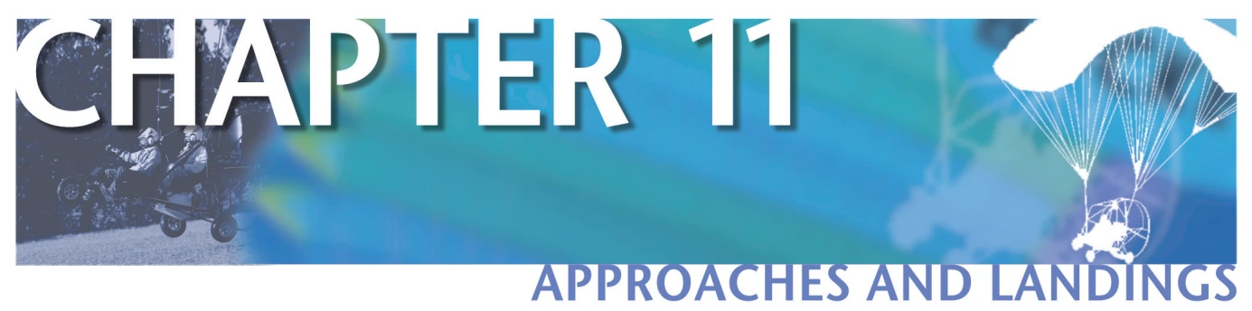 Chapter 11 opener: Approaches and Landings.