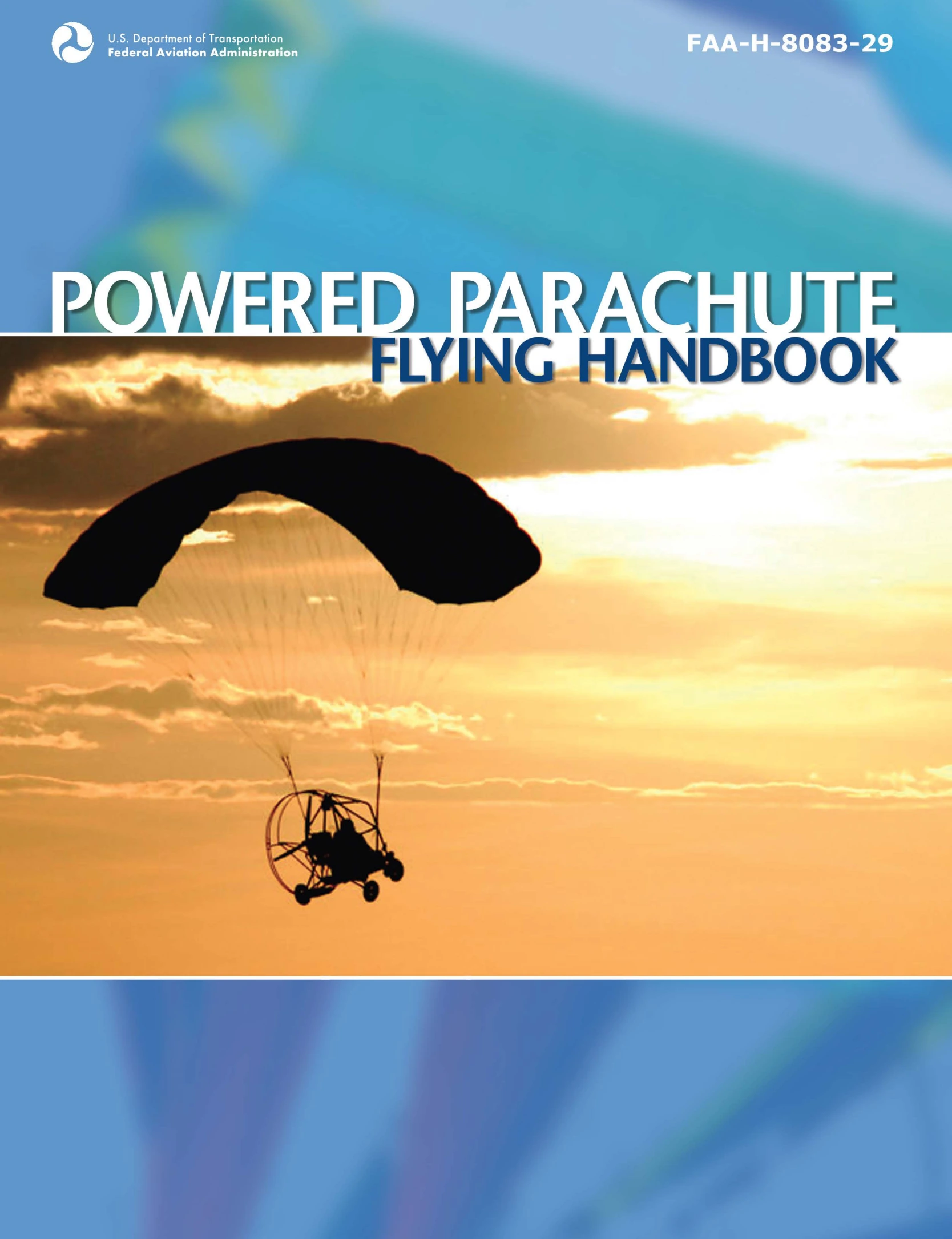 Front cover of the Powered Parachute Flying Handbook, FAA-H-8083-29.