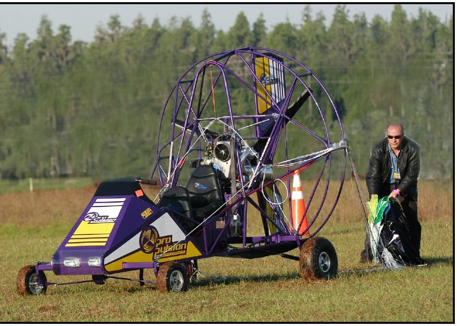 Figure 12-2. Secure the PPC wing when on the ground.