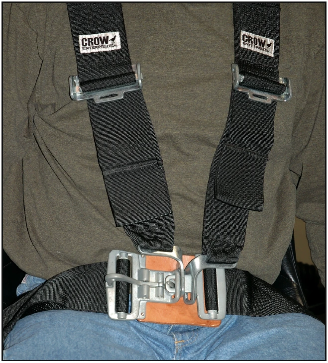 Figure 3-3. The harness should be fastened snug but not tight.