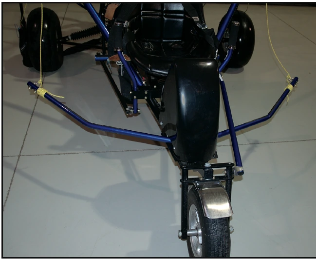 Figure 3-8. Steering bars are located just aft of the nosewheel and mounted on each side of the aircraft.