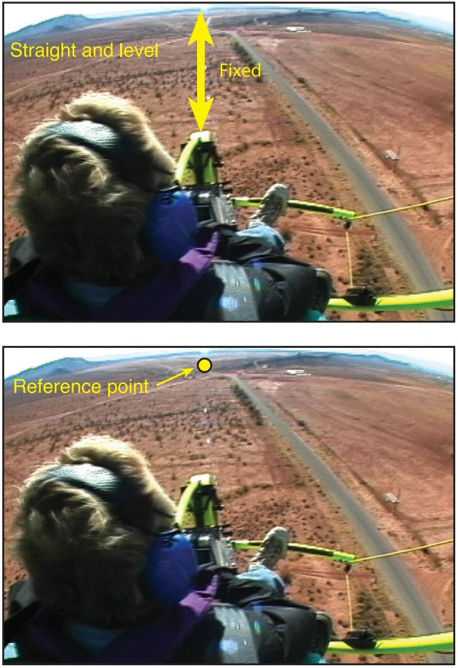 Figure 6-4. Nose reference for straight-and-level flight.