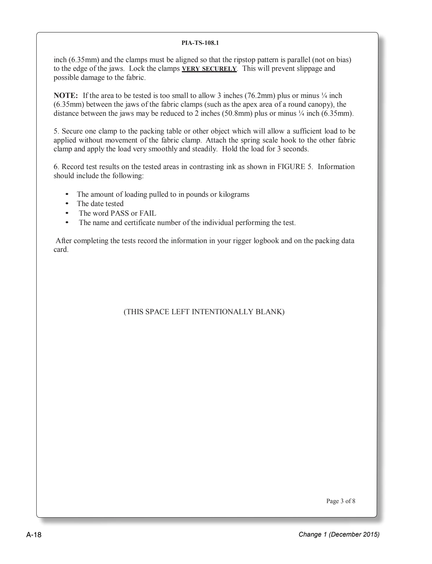Appendix A technical document page A-18.