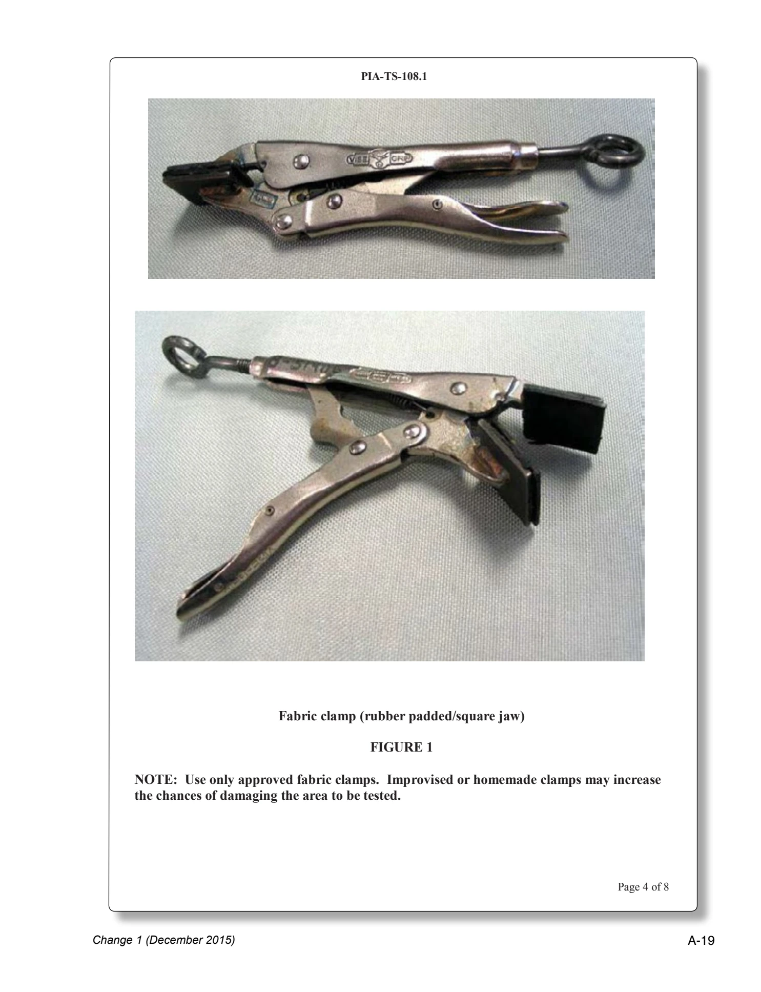 Appendix A technical document page A-19.