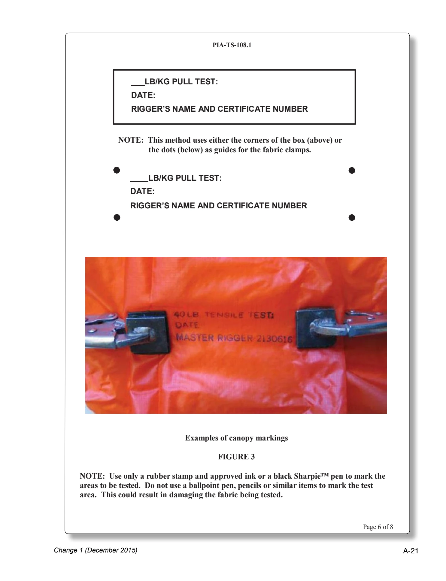 Appendix A technical document page A-21.