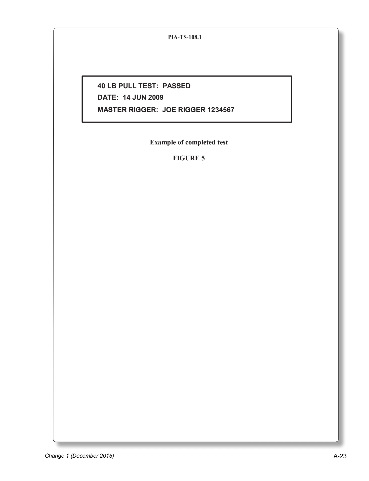 Appendix A technical document page A-23.