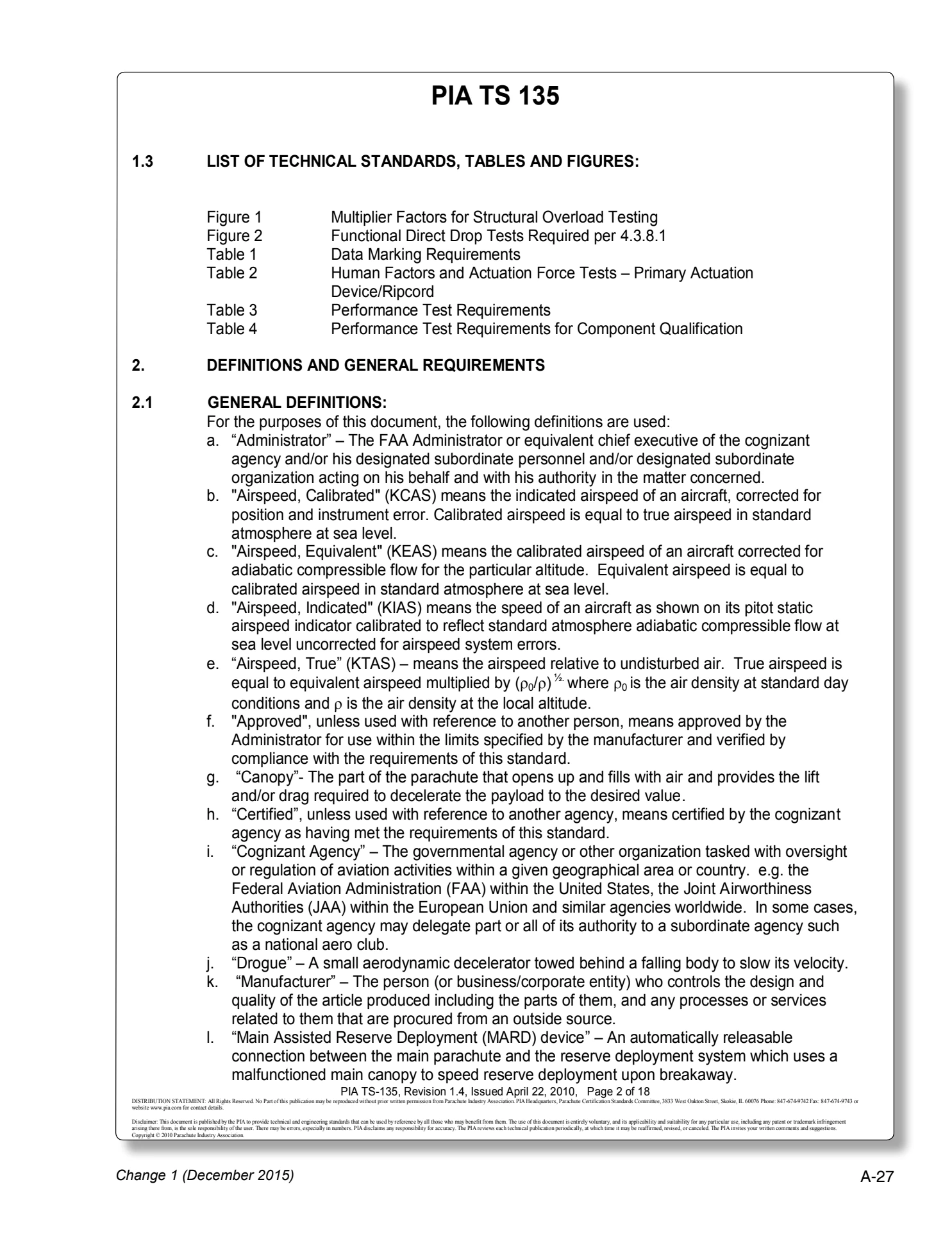 Appendix A technical document page A-27.