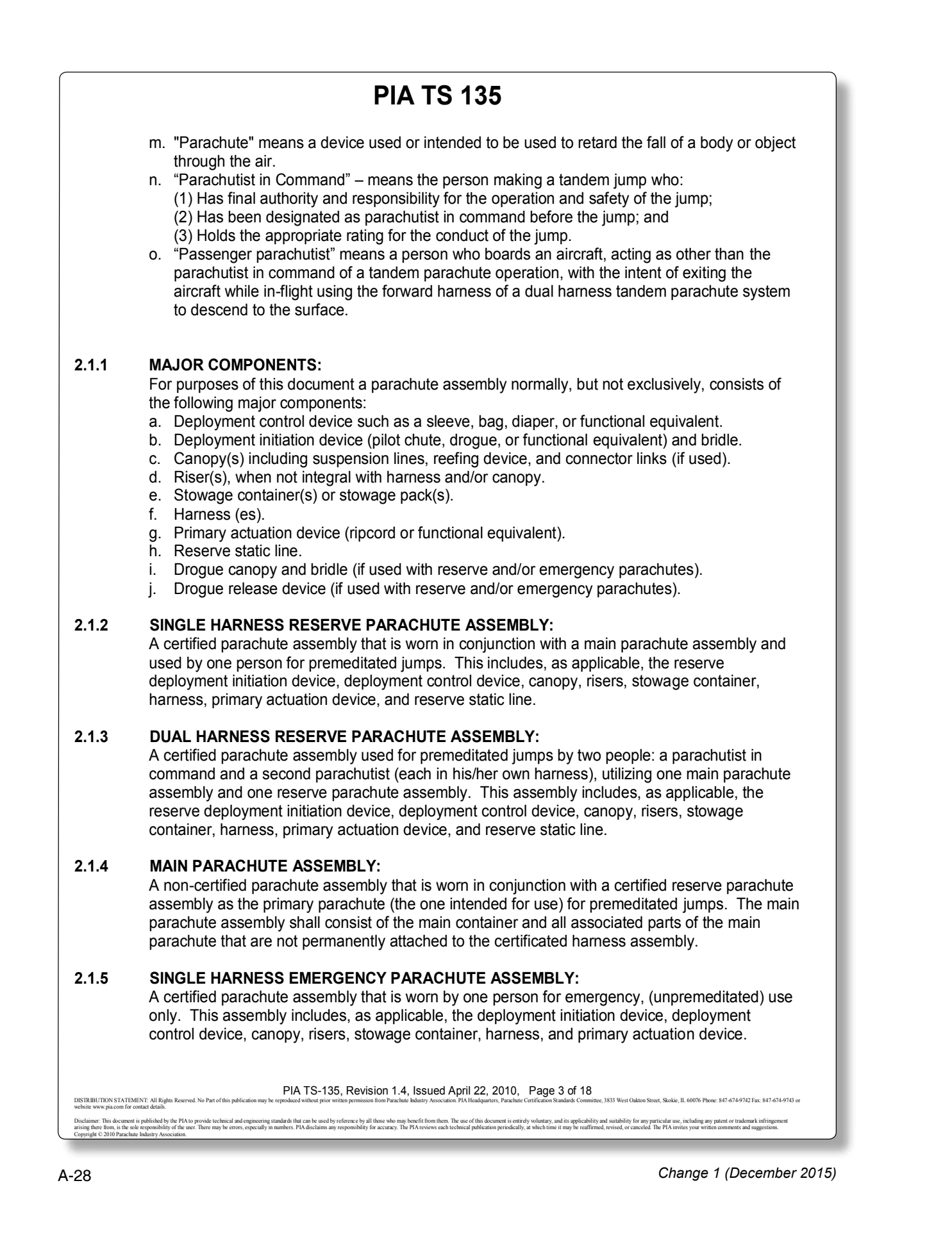 Appendix A technical document page A-28.