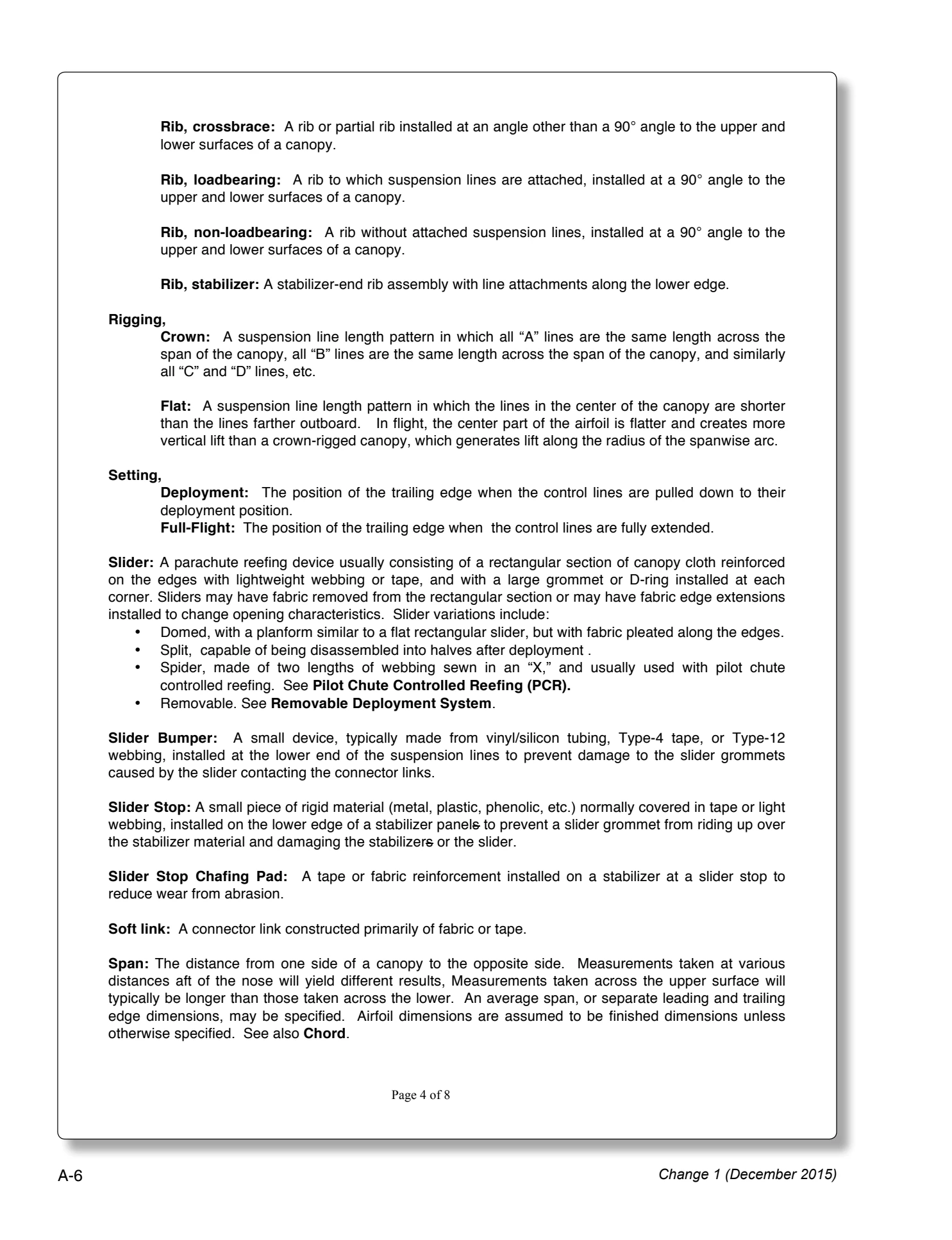 Appendix A technical document page A-6.