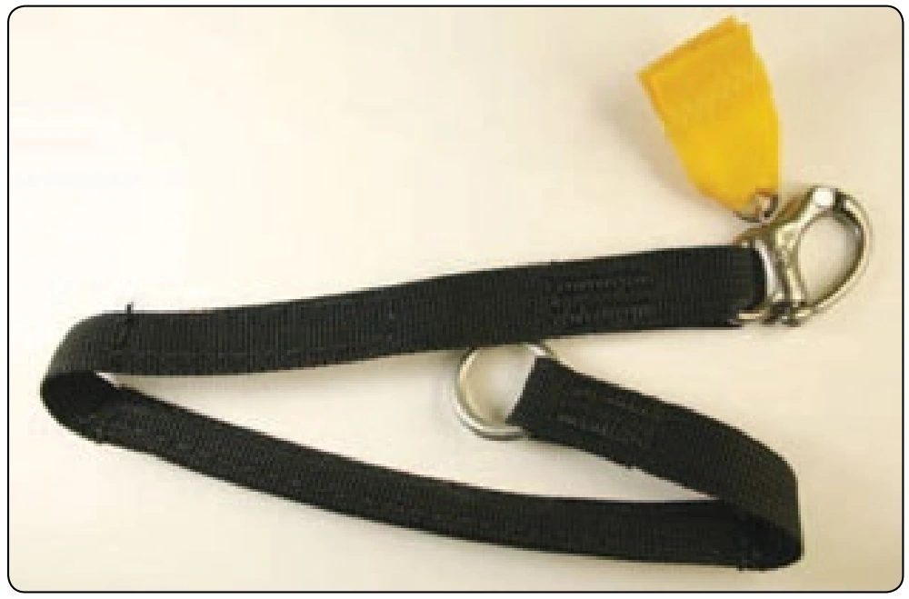 Figure 2-57. One style of RSL lanyard without Velcro.