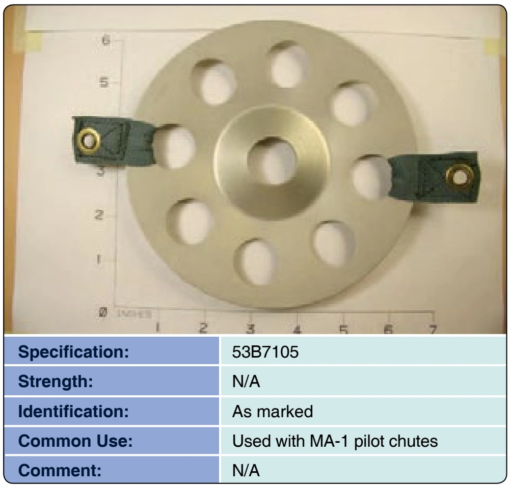 Figure 3-109. Disc assembly, pilot chute ejector.