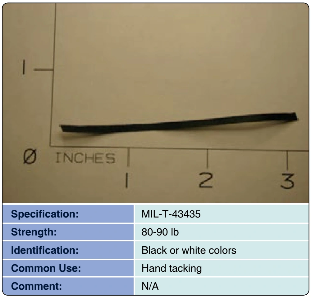 Figure 3-47. Thread, nylon, flat braided (supertack).