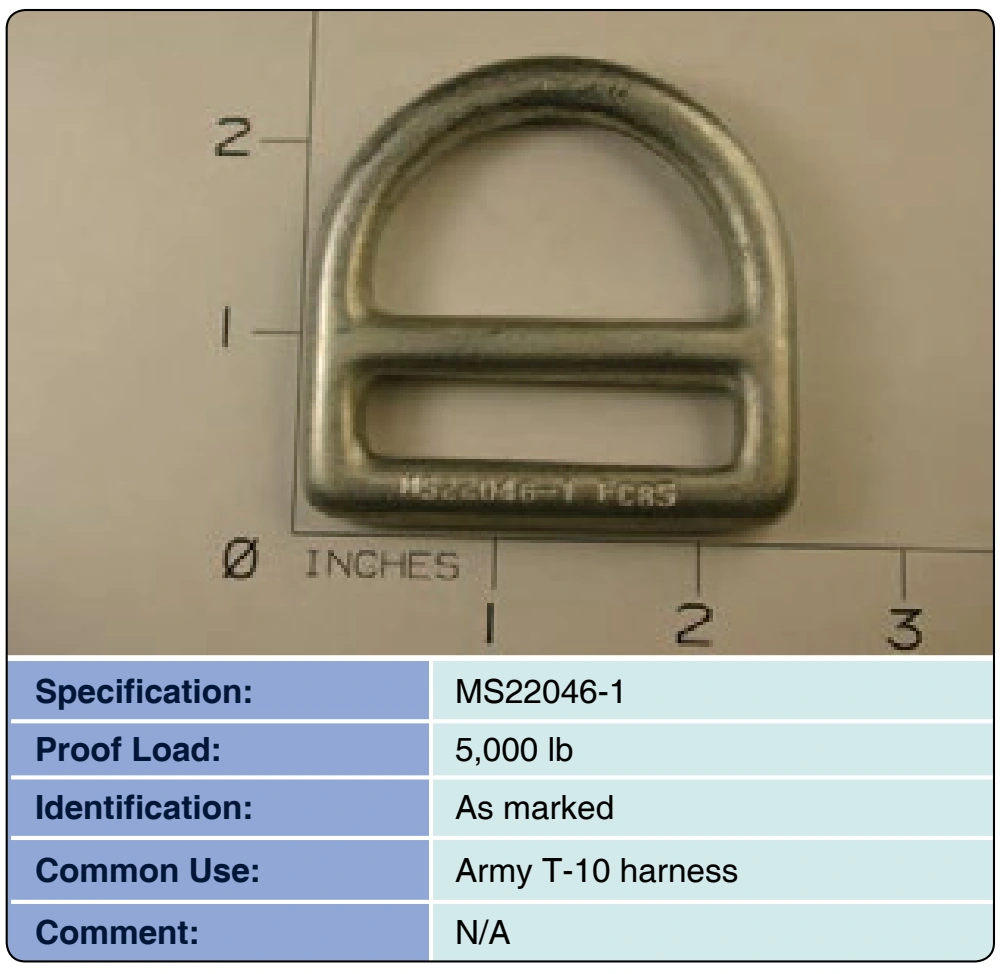 Figure 3-54. “D” ring harness, old style.