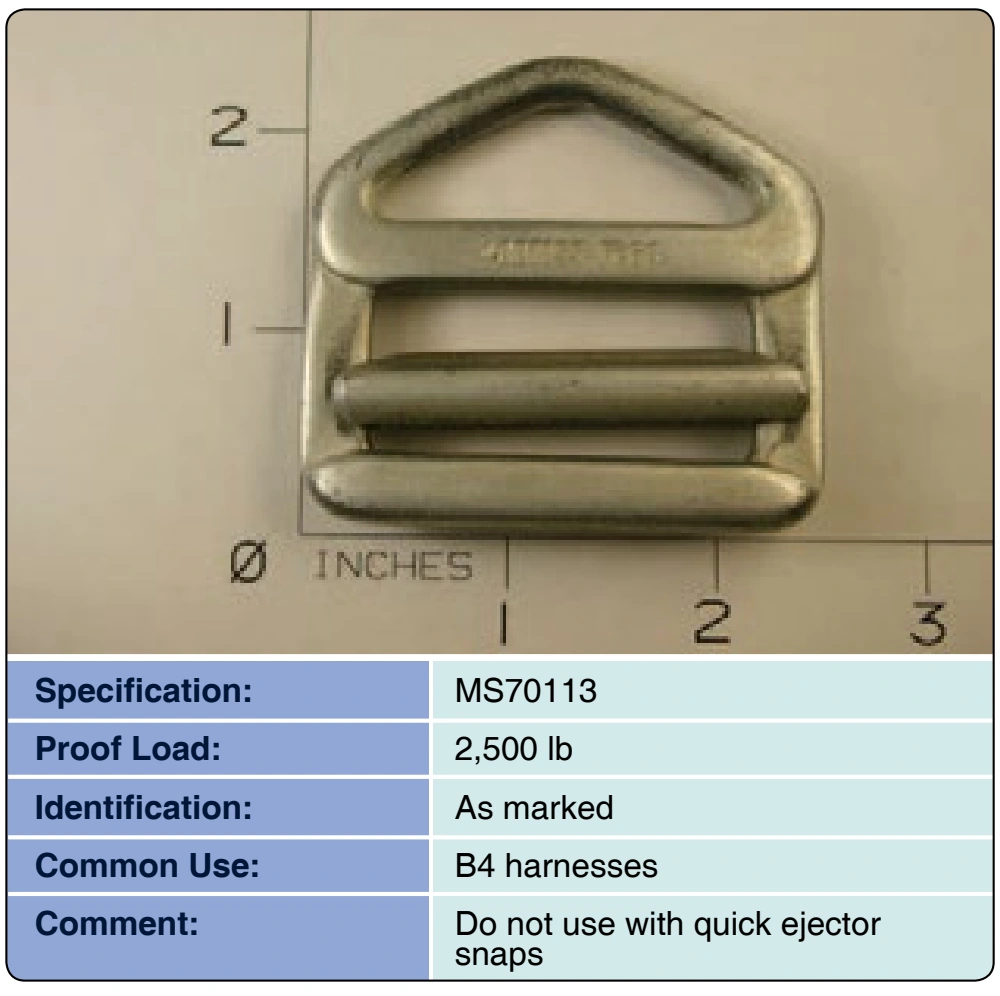 Figure 3-57. “V” ring, quick fit, shallow frame.