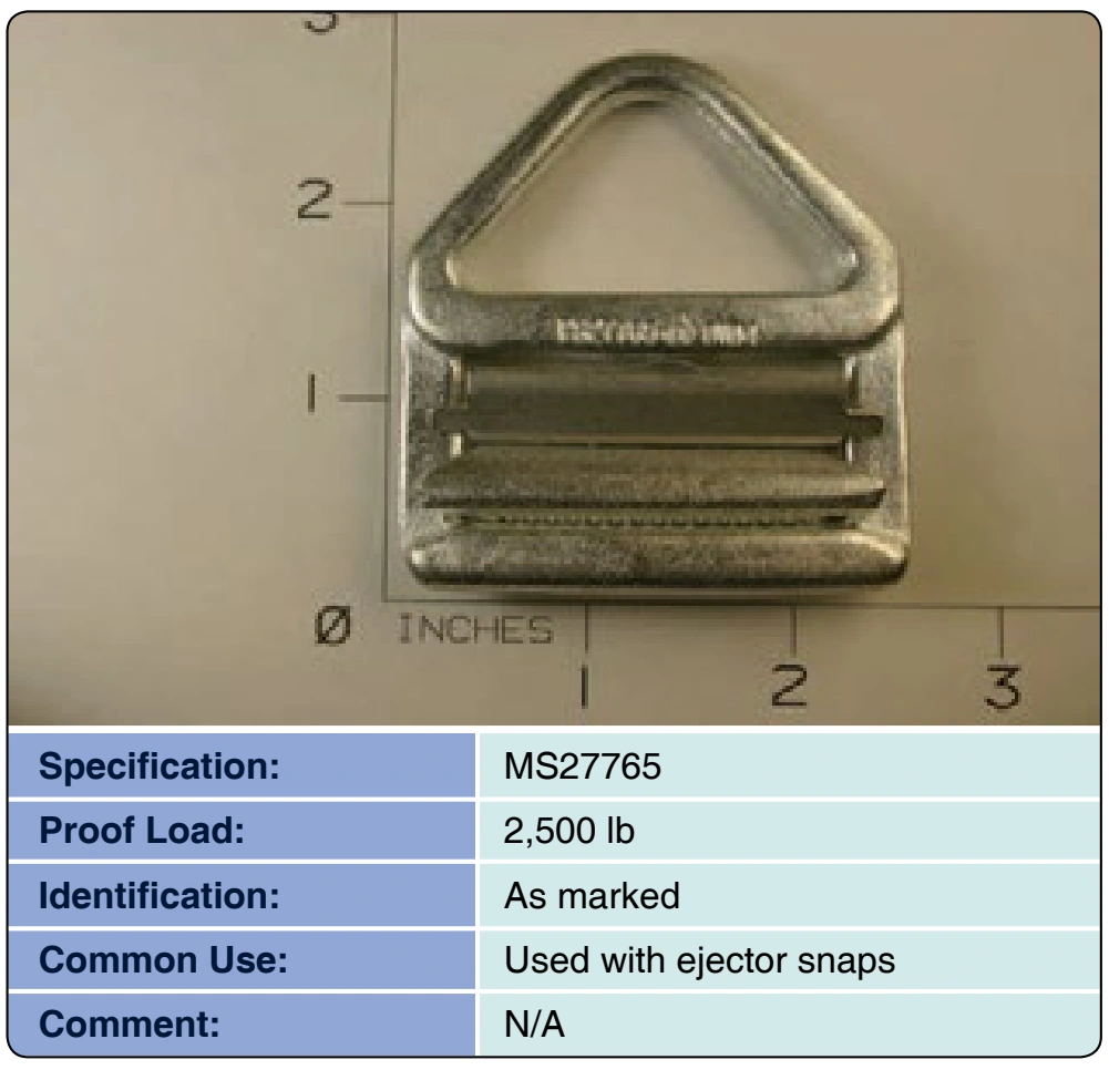 Figure 3-58. “V” ring, quick fit, large frame.